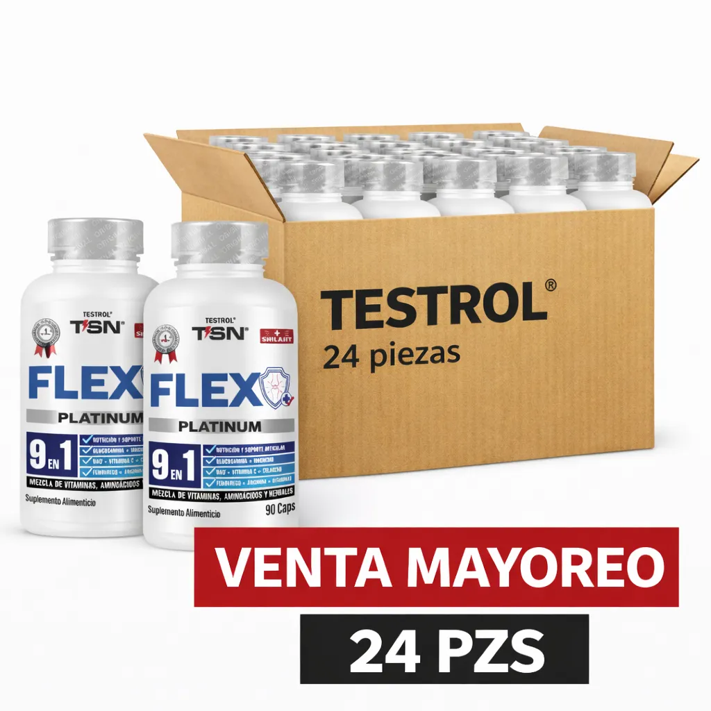 MAYOREO- FLEX PLATINUM 6O CAPS - CAJA 24 PIEZAS