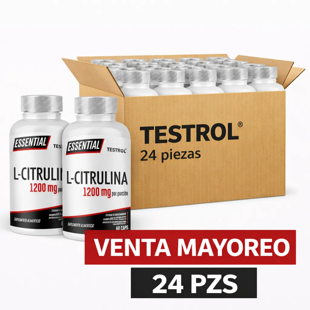 MAYOREO- CITRULINA ESSENTIAL MALATO 6O CAPS - CAJA 24 PIEZAS