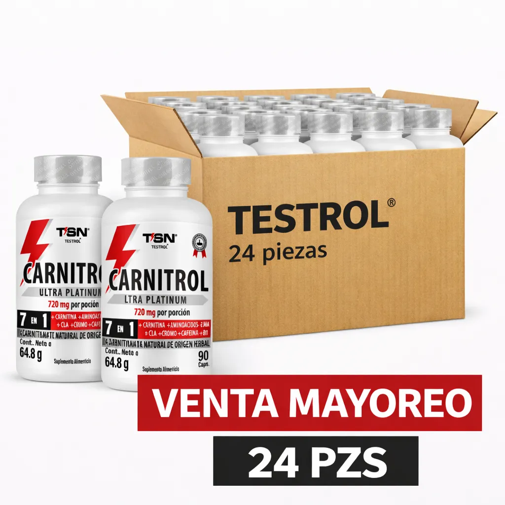 MAYOREO- CARNITROL ULTRA 90 CAPSULAS - CAJA 24 PIEZAS